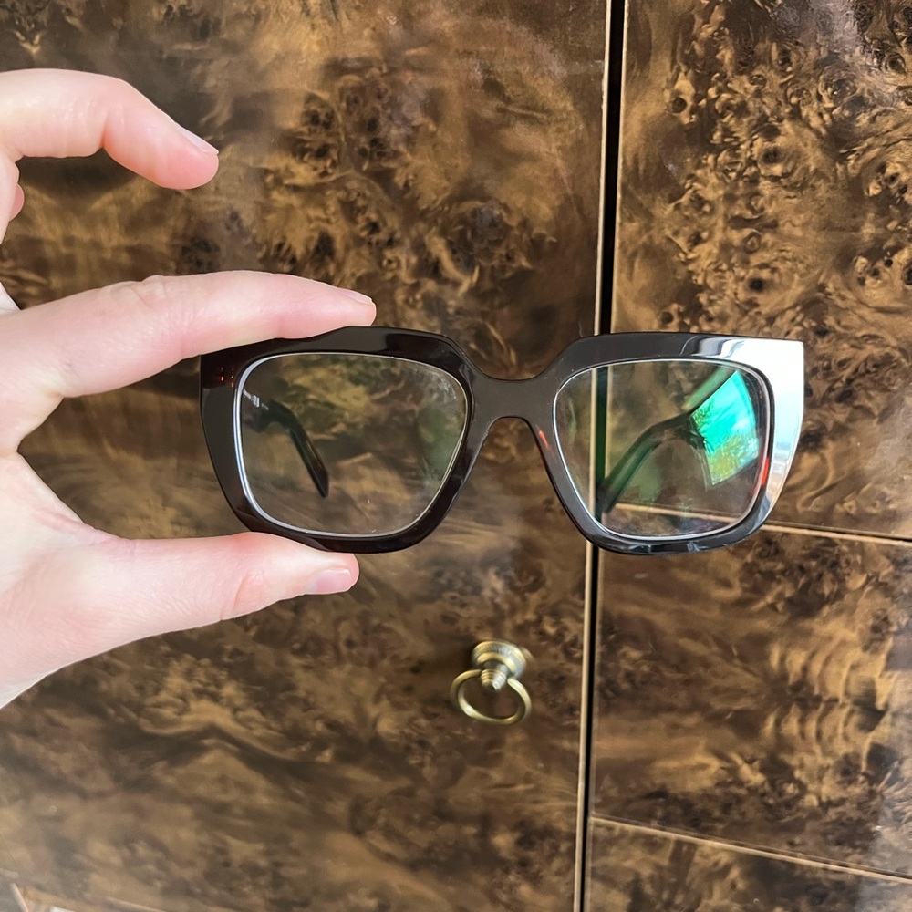 Prada Tortoiseshell Square Glasses - Picture 3 of 8